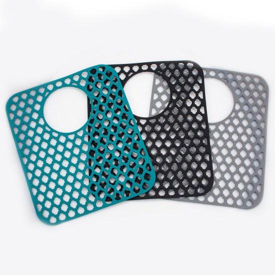 Sink Protector Mat Non Slip Heat Insulation Silicone Sink Protector Dishwashing Mat Kitchen Accessories for Dining Room