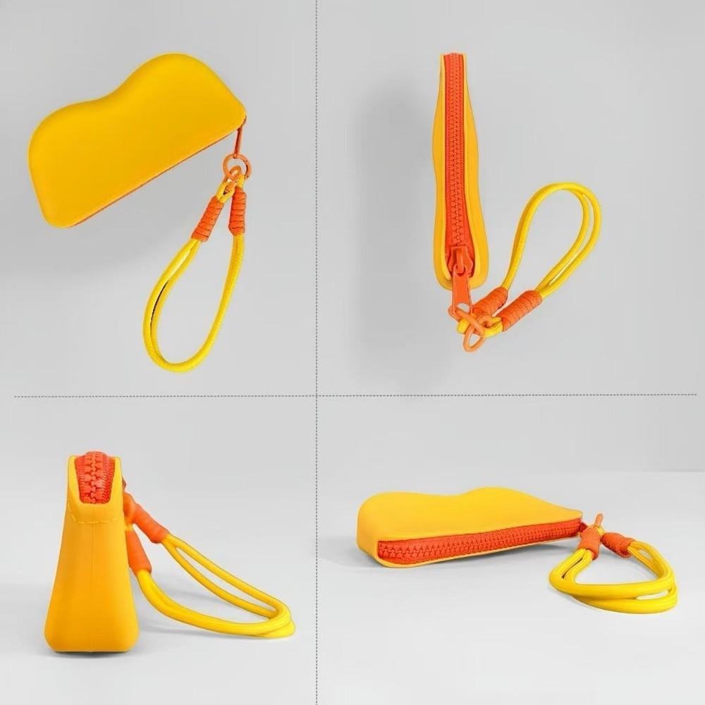 Candy Color Silicone Glasses Bag Soft Silicone Eyeglasses Case  Outdoor Activities