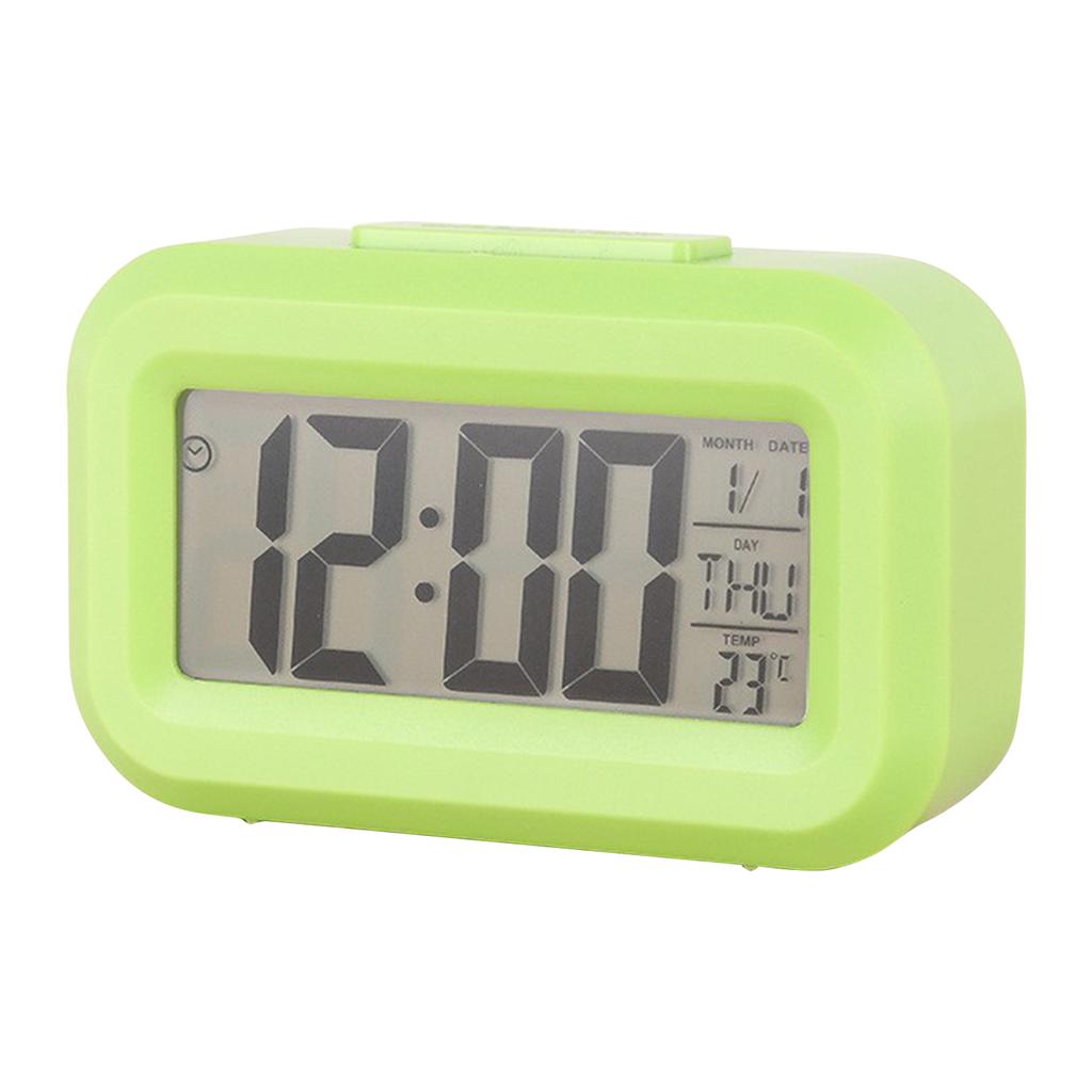 Настольные часы с температурным календарем, недельным дисплеем, электронным светодиодным дисплеем с функцией повтора сигнала, музыкальным цифровым будильником