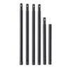 BUNDOK Adjustable Pole BD-272 Tent/Tarp Auxiliary Pole, Aluminum, 6-Piece Set, 8 Height Adjustments, Black