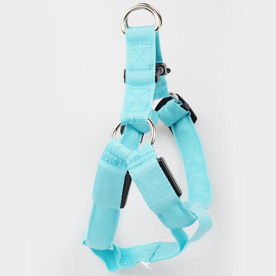 Шлейка для собак Супермягкая износостойкая полиэстеровая шлейка среднего размера со светодиодной подсветкой для тренировочного жилета для собак