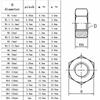 10 шт./лот Шестигранные гайки из нержавеющей стали 304, DIN555, M2 - M10