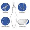 Heat-resistant Melting Bowl Round Metal Refining Tools Jewelry Casting Tools  Platinum Refining