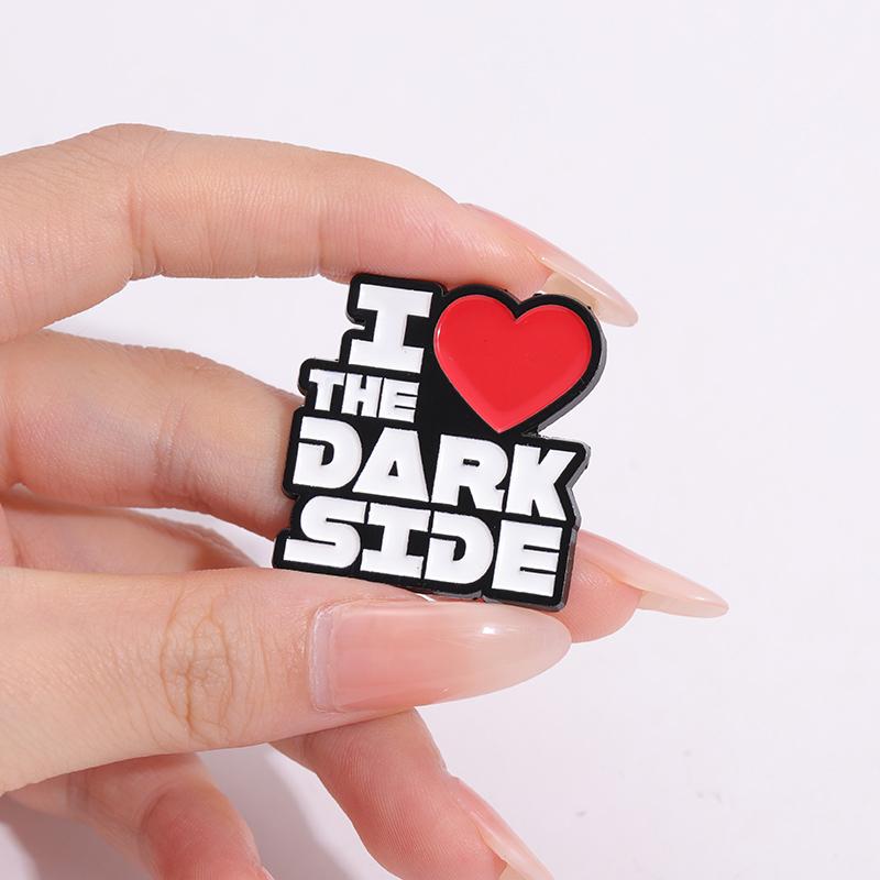 Sci-fi Movies Enamel Pins Custom The Force Brooches Lapel Badges Punk Gothic Film Lines Jewelry Gift for Fans Kids Friends