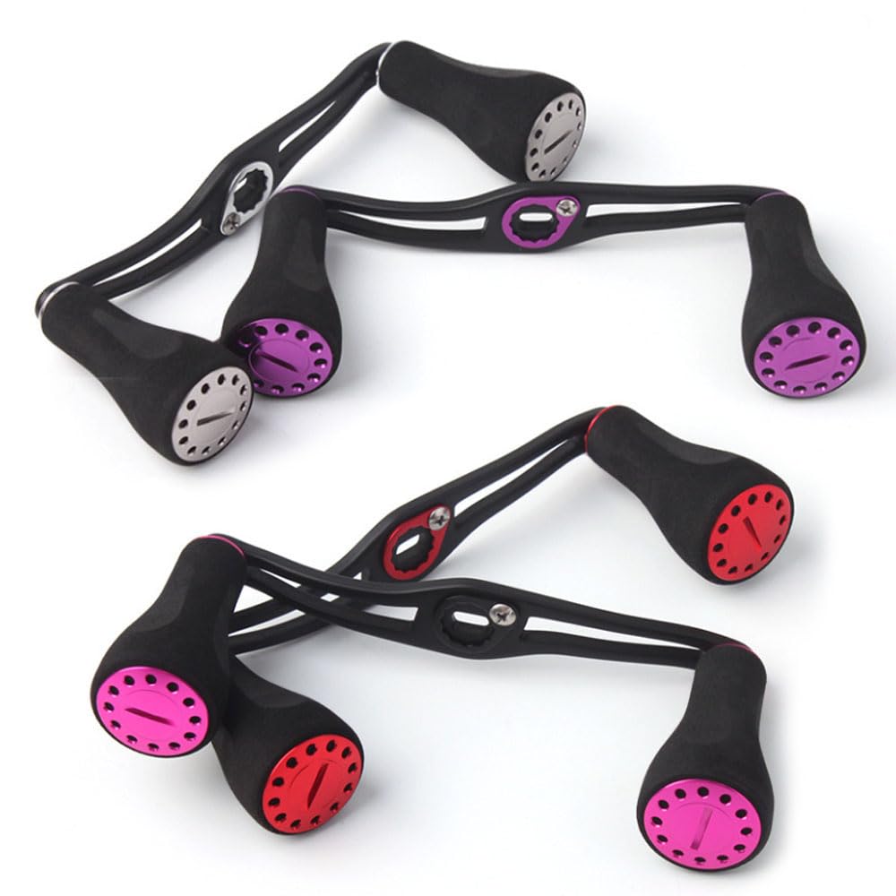 VISPREA EVA Алюминиевая ручка-кноб для катушек Shimano Baitcasting и Abu, общая длина 120 мм, межцентровое расстояние 110 мм, кастомная замена yu429, Daiwa, Garcia,