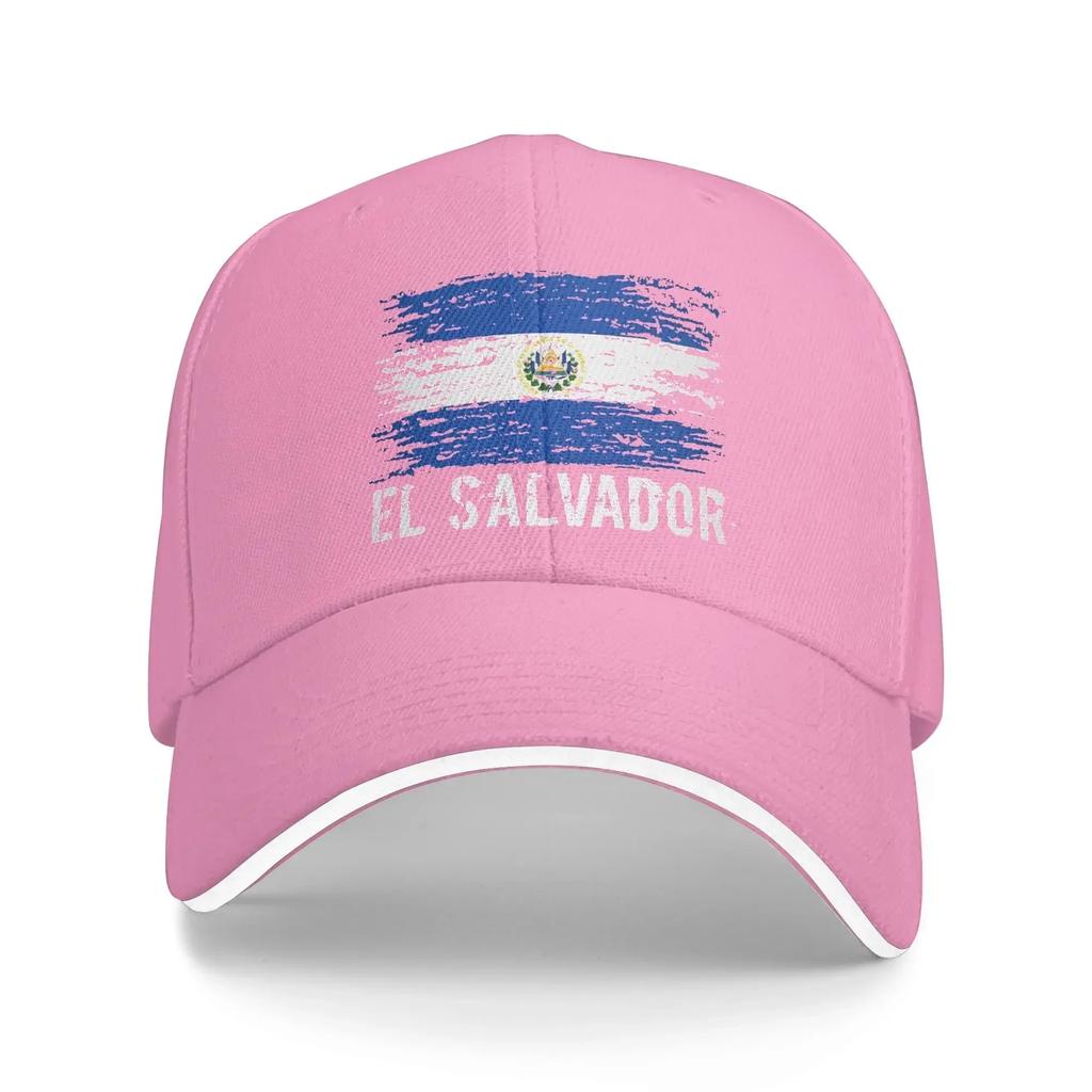 Summer Casual Baseball Cap Salvadoran Flag Salvador Root El Salvador Trucker Hat For Women Unisex Adjustable Fashion Baseball Caps