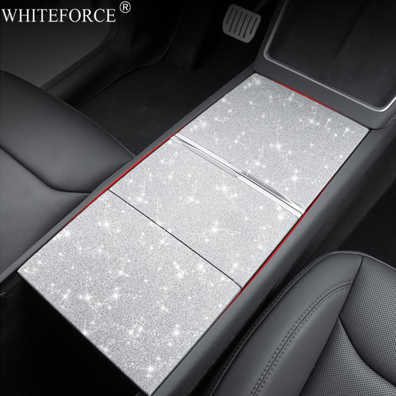 For Tesla Model Y Juniper 2025 Center Console Panel Sticker Center Console Cover Protector Panel Film Button Sticker Accessories