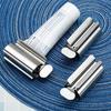 Toothpaste Tube Squeezer Stainless Steel Toothpaste Roller with Rotating Handle Labor Saving Toothpaste Tube Wringer Cleanser Presser