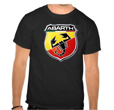 Черная футболка с логотипом Abarth Fiat Auto - 800-
