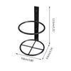 6pcs Iron Wine Bottle Rack Wall Mounted Wine Display Holder for Kitchen Bar Home Decoration Single Champagne Storage