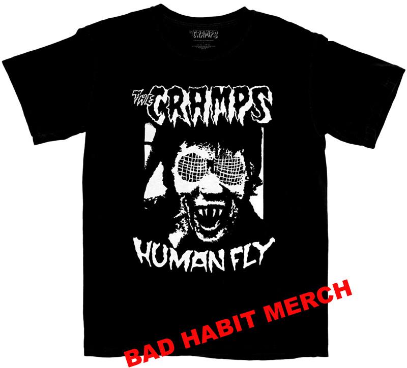 Новая Оригинальная Футболка The Cramps Human Fly Bad Music Bad People Унисекс Badhabitmerch