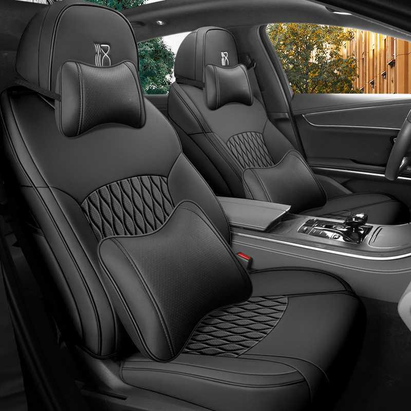 Полные чехлы на сиденья автомобиля для BYD Han EV: Всесезонная, Интеллектуальная версия для вождения.