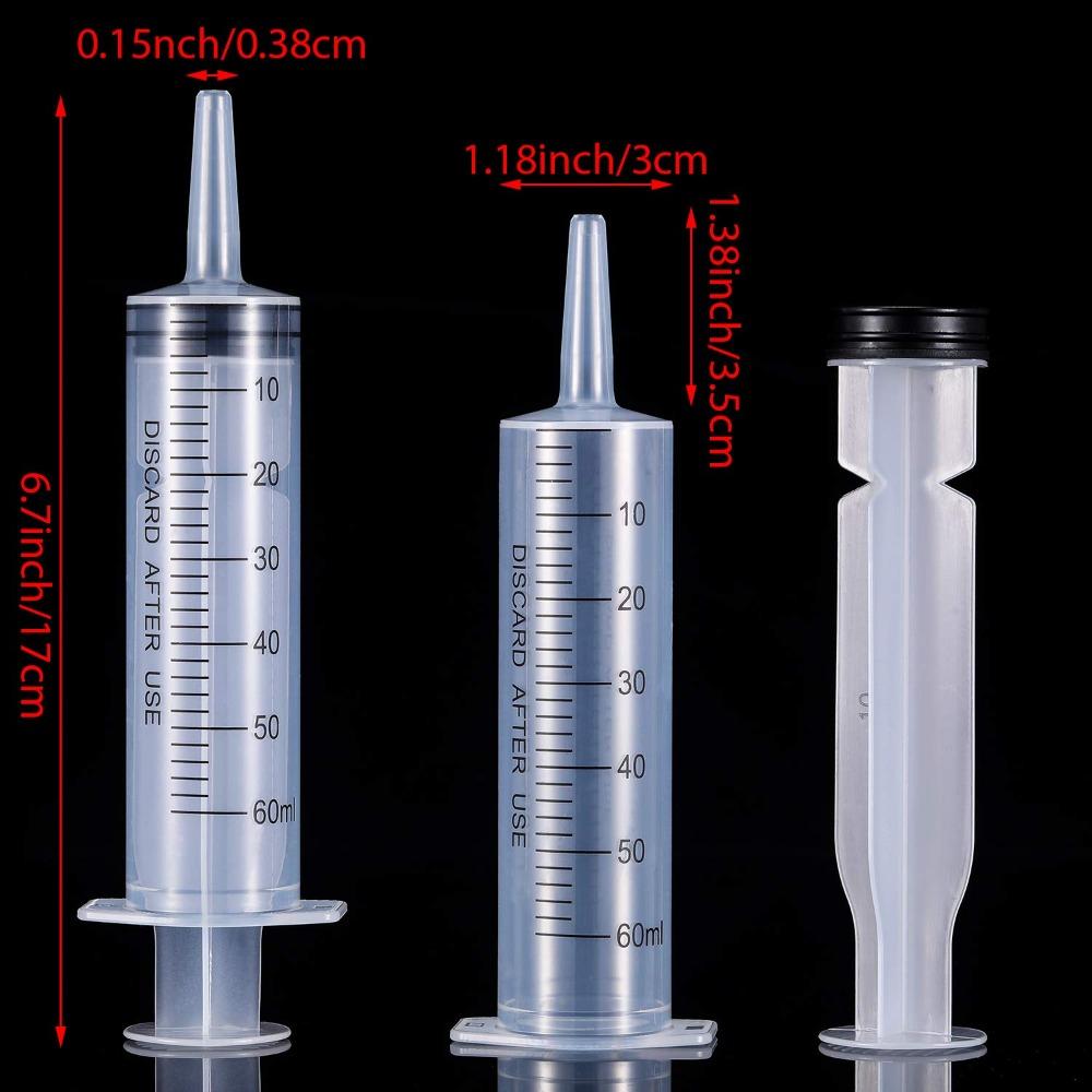 20ml Pump Measuring Large Feeding Syringe Disposable Large Capacity