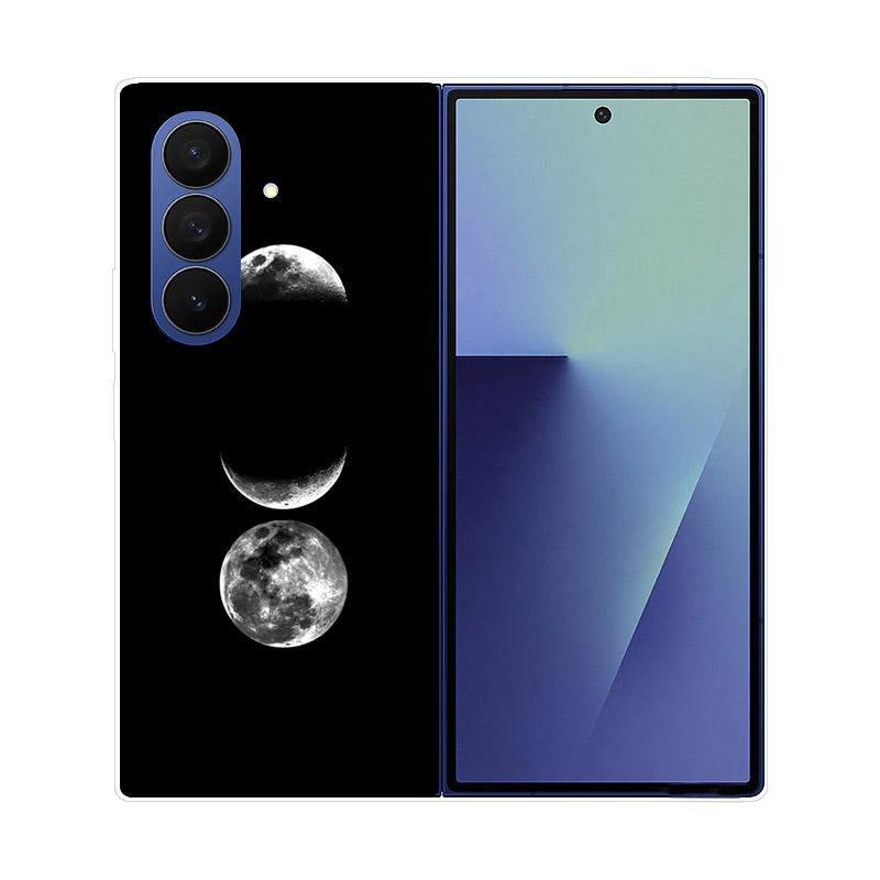 Прозрачный складной чехол для телефона Samsung Galaxy Z Fold 6 7 Прозрачная ударопрочная жесткая крышка из ПК для Samsung Z Fold7 Fold6 Чехол Capa