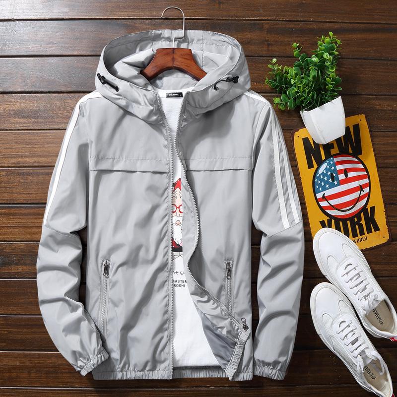 Spring Jacket Men Spring and Autumn Korean Version of The Trend of Handsome Students Sports Men's Jacket Casual On Clothes