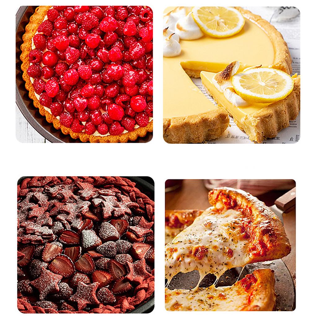 10 Inch Pizza Round Silicone Mold Lace Edge Baking Pans Handmade Cookie Loaf Tray Thin Cake Mould Kitchen Gadgets Tools