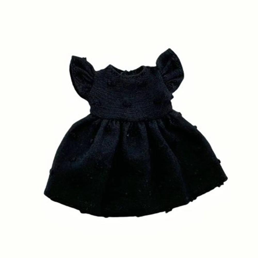 Fashion Doll Dot Dresses Accessories Tops Clothes Skirt for 1/11 OB11 Dolls/for 1/12 BJD