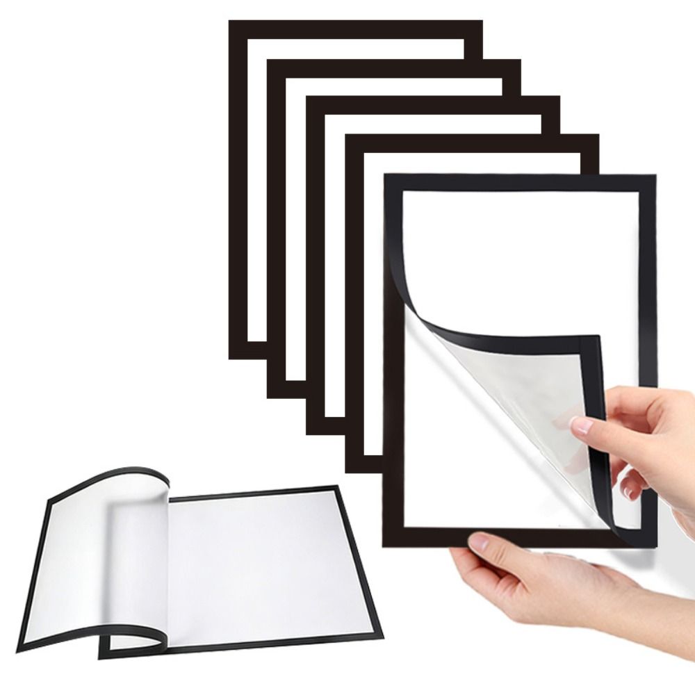 Matte Finish Magnetic Photo Frame PVC Wall Sticker Display Frame Certificate Holder Photo Display