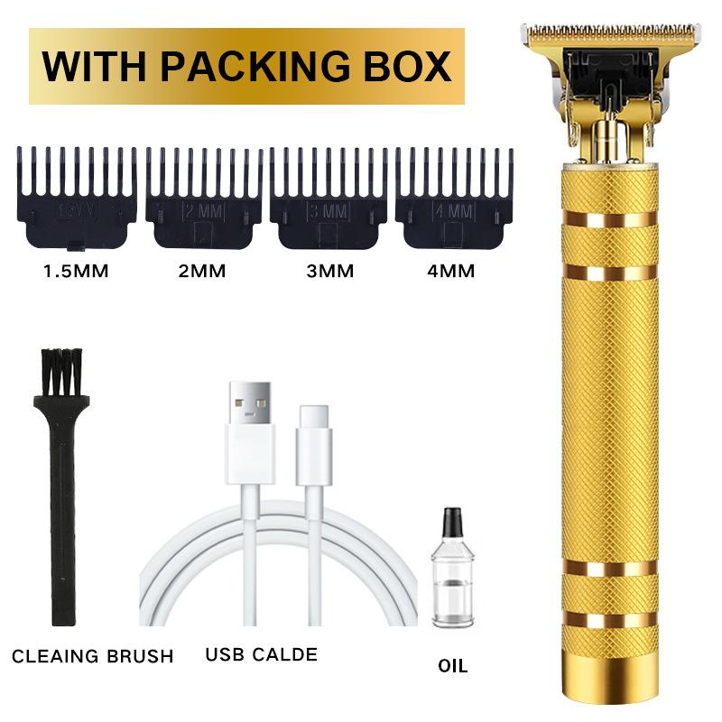 Rechargeable Vintage T9 Cordless Hair Cutting Machine Electric Shaver For Man Hair Clipper Barber Trimmer Beard Razors