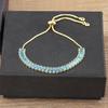 Nidin New Fashion Multicolor Crystal Zircon Chain Bracelets For Women Female Elegant Aesthetic Adjustable Jewelry Gift Wholesale