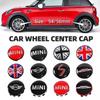 PUOI2 4PCS 54mm 56mm Car Wheel Center Hub Caps Cover Emblem Badge For BMW Mini Cooper One S JCW R55 R56 R57 R58 R60 F55 F56 Clubman