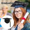 Выпускная шапочка с кисточкой 2025 унисекс взрослые матовые выпускные шапочки для церемоний бакалавра средней школы