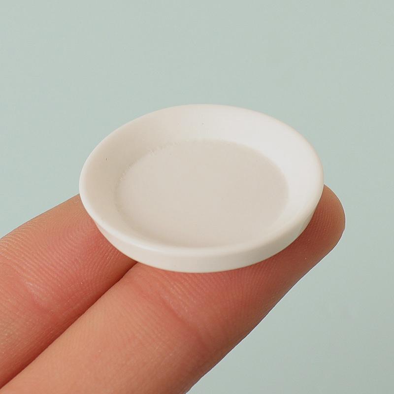 10 шт./компл., чисто белая посуда для кукольного домика, мини-посуда, чашки, миниатюрные игрушки для еды, реквизит для стрельбы
