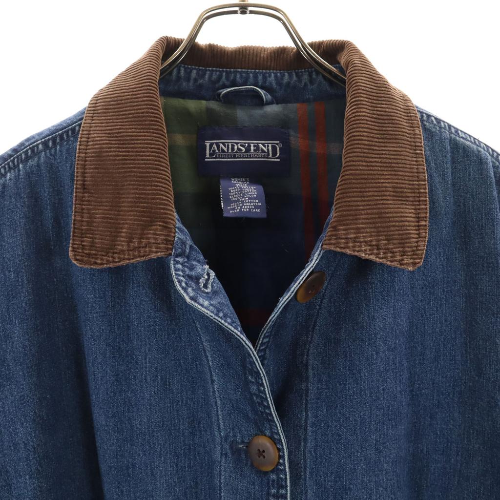 LANDS' END 90s Old Coverall M Women Used