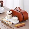 Portable Ceramic Kung Fu Travel Tea Set