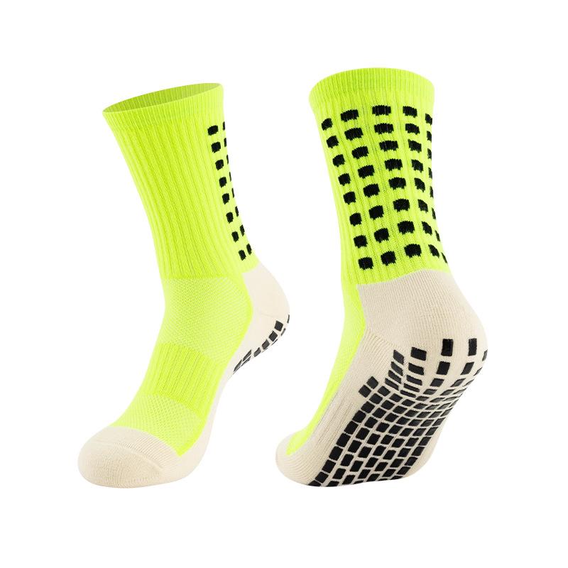 Носки для футбола унисекс с противоскользящим эффектом — до середины икры, мягкие, влагоотводящие, спортивные носки