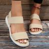 2025 Summer New Women Sandals Open Toe Breathable Lightweight Shoes for Women Non-Slip Wedge Sandals Sandalias De Mujer