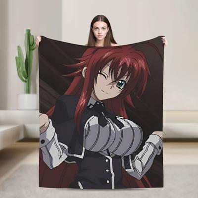 Фланелевое одеяло Риас Гремори High School DxD Мягкое плед для гостиной, путешествий, офиса, покрывало для кровати, чехол для диван-кровати
