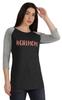 Inkmeso #Girl MomTshirt Топы для женщин Хлопковая рубашка с рукавами реглан для матери