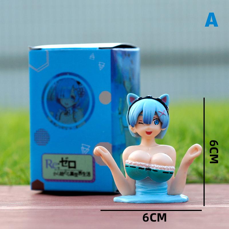 Сексуальная Канако, трясущая грудью, девушки, украшения для автомобиля, мультяшная кавайная аниме-статуэтка, приборная панель автомобиля, сексуальная кукла, фигурка, милые украшения для автомобиля