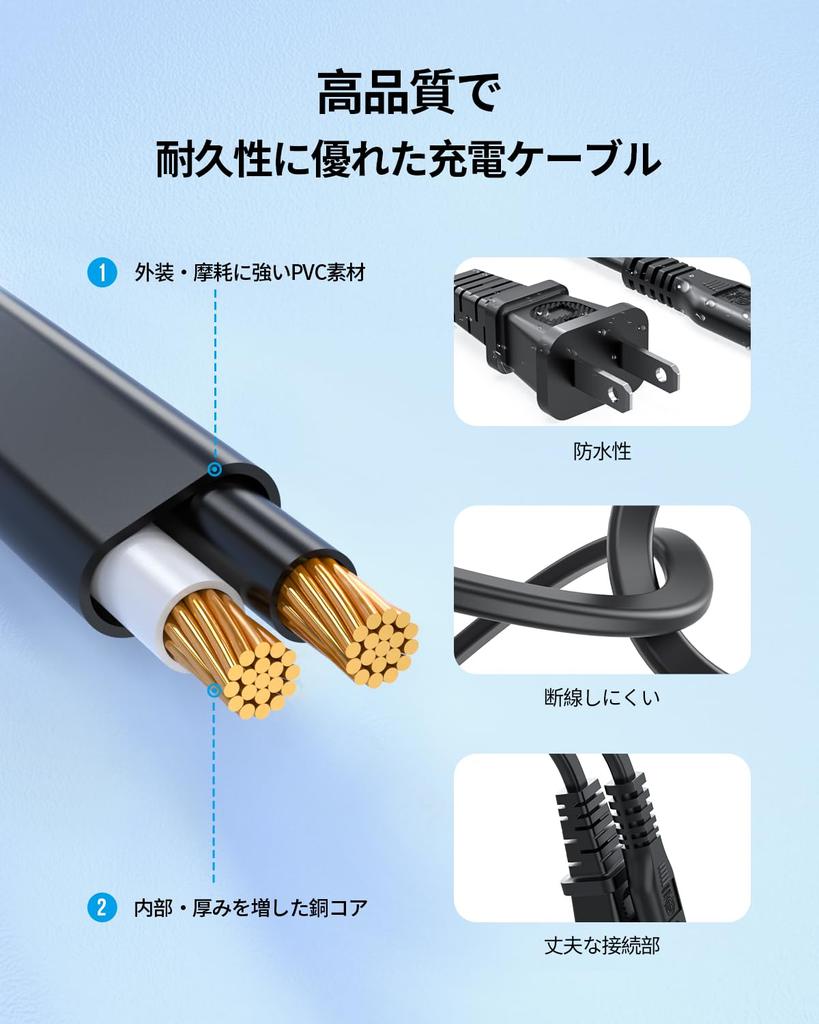 Сертифицированный PSE совместимый шнур питания для телевизора Panasonic Совместимый кабель для зарядки ЖК-телевизора Panasonic Высокопрочный кабель питания типа «очки» 2 шнура для зарядки