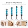 12mm 1/2inch Flush Trim Router Bit with Double Bearing Round Shank Carbide Milling Cutter Woodworking Tool