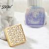 Decorative Wax Stamp Head Lily Floral Brass Seal Head, Cute Plant Themed Engraved Small Sealing for Journal Card Gift Wrapping Wedding Invitation