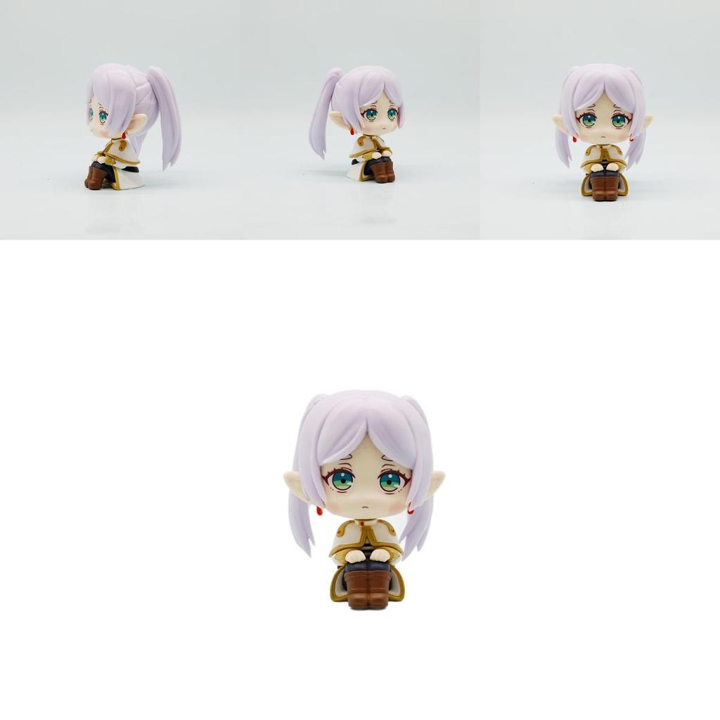Pvc Frieren Sitting Figure For Car Desk Decor Collectible Toy