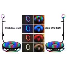 Multifunctional 360 Ring Shooting Station Abyss Stage Photo Booth Photography Remote Control Ring Shooting Station