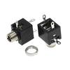 10Pcs Plastic Metal 3.5mm Mono Female Jack 3Pin DIP Headphone Socket  DIY Electronic Project
