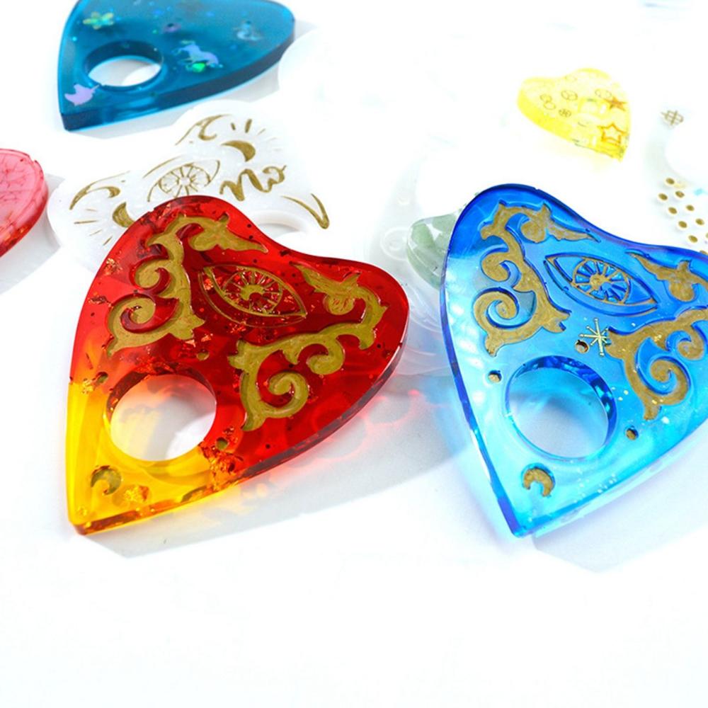 Game Gothic Epoxy Handmade Silicone Clay Tools Ouija Board Planchette Mould Resin Casting Mold