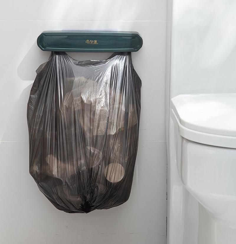 Складной держатель для мешка для мусора, кухонный шкаф, дверной подвесной мусорный бак, мусорное ведро для ванной, раковина, стеллаж для хранения полотенец, кухонный органайзер