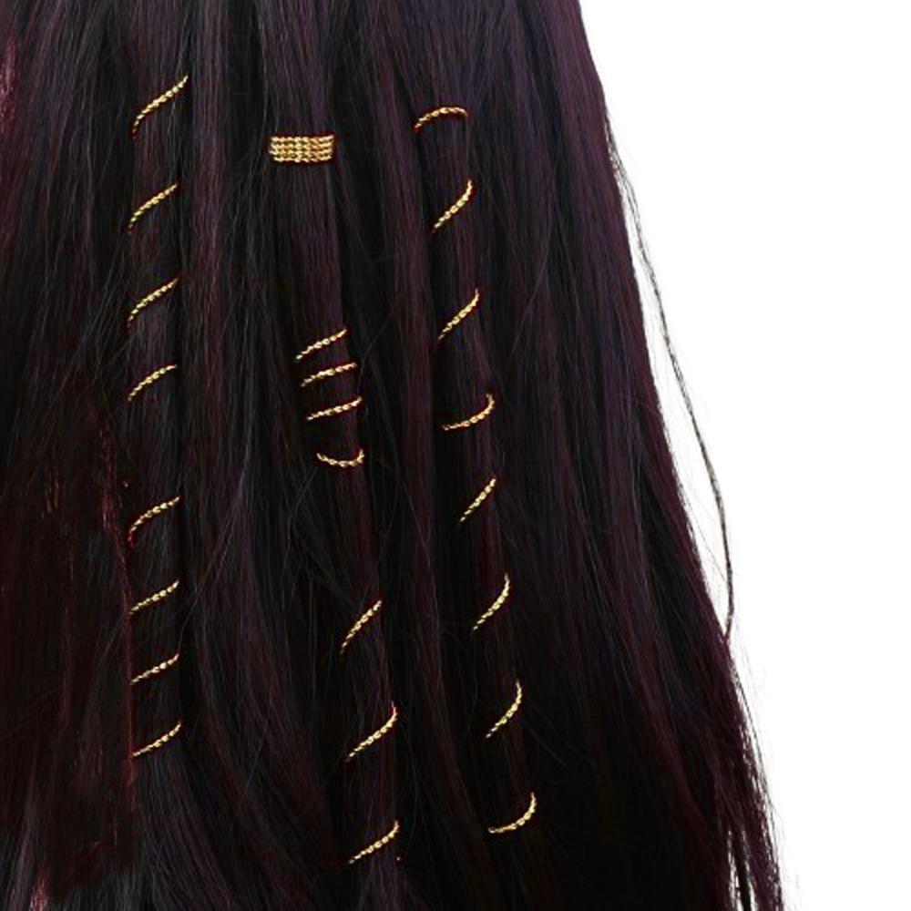 30 шт. Кольца для плетения волос, металлические зажимы-манжеты, трубки для плетения волос, бусины для дредов, декор