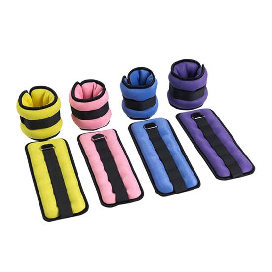 1 пара утяжеляющих мешочков с песком, регулируемый носимый утяжеленный браслет для мужчин и женщин, для танцев, бега, тренировок, лодыжек, запястий, утяжелители, браслет