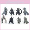 Eight Piece Godzilla Kong Kim Battle Dinosaur Pvc Action Figure Collection For Kids And Decor