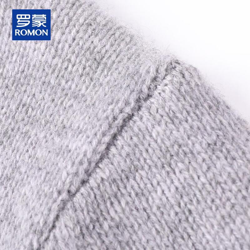 ROMON Мужской кардиган с V-образным вырезом из 100% чистого кашемира