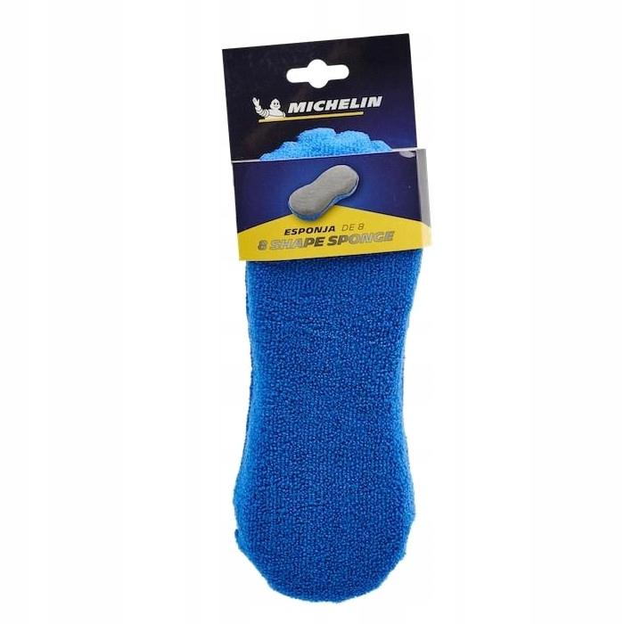 MICHELIN Microfiber Figure-Eight Sponge with Mesh for Car Washing