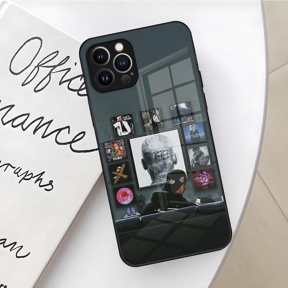 Чехол для телефона Chris Brown 11 11 Певец для Iphone 17 16 Air 15 14 12 11 13 Pro Max Mini X Xr Xs Se Puls стеклянный Чехол
