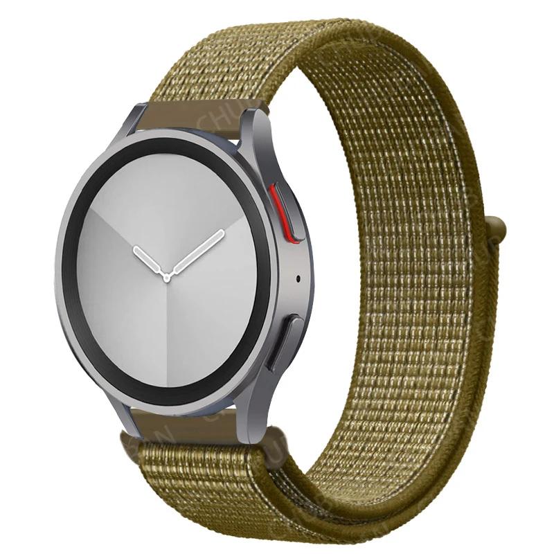 Nylon Loop Band For Samsung Galaxy Watch 6/5/pro/4/Classic/active 2 43-47-44mm 20mm/22mm Sport Bracelet Huawei Gt 4/2/e/3 Strap