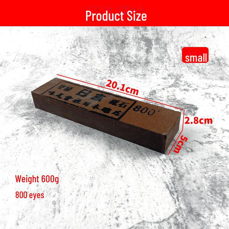 Двусторонняя точилка для кухонных ножей Chef's - натуральный масляный камень зернистостью 800